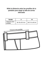tallas correa invisible Tallas Cinturón sin hebilla de cuero