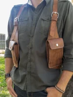 CANGURO DE HOMBRO MARRON