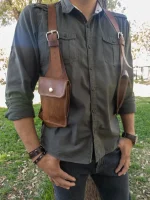Canguro de hombro marron